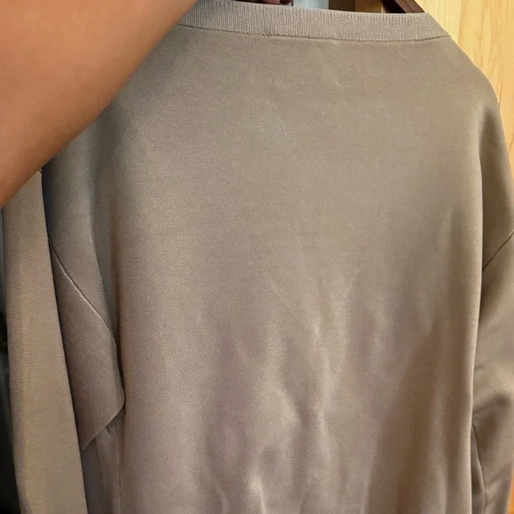 Nanushka Beige Knit Cardigan Top - Picture 4 of 4